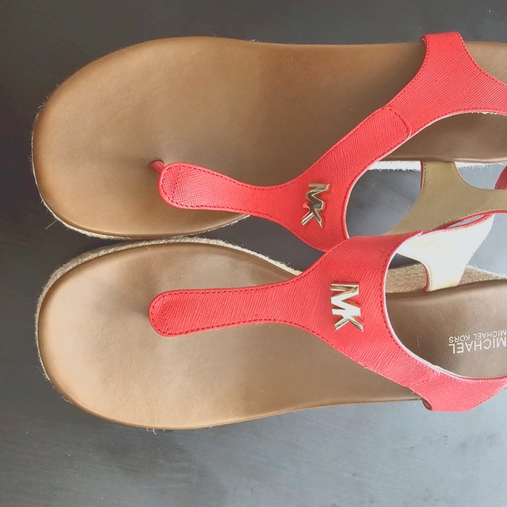 Woman MK wedge sandals
